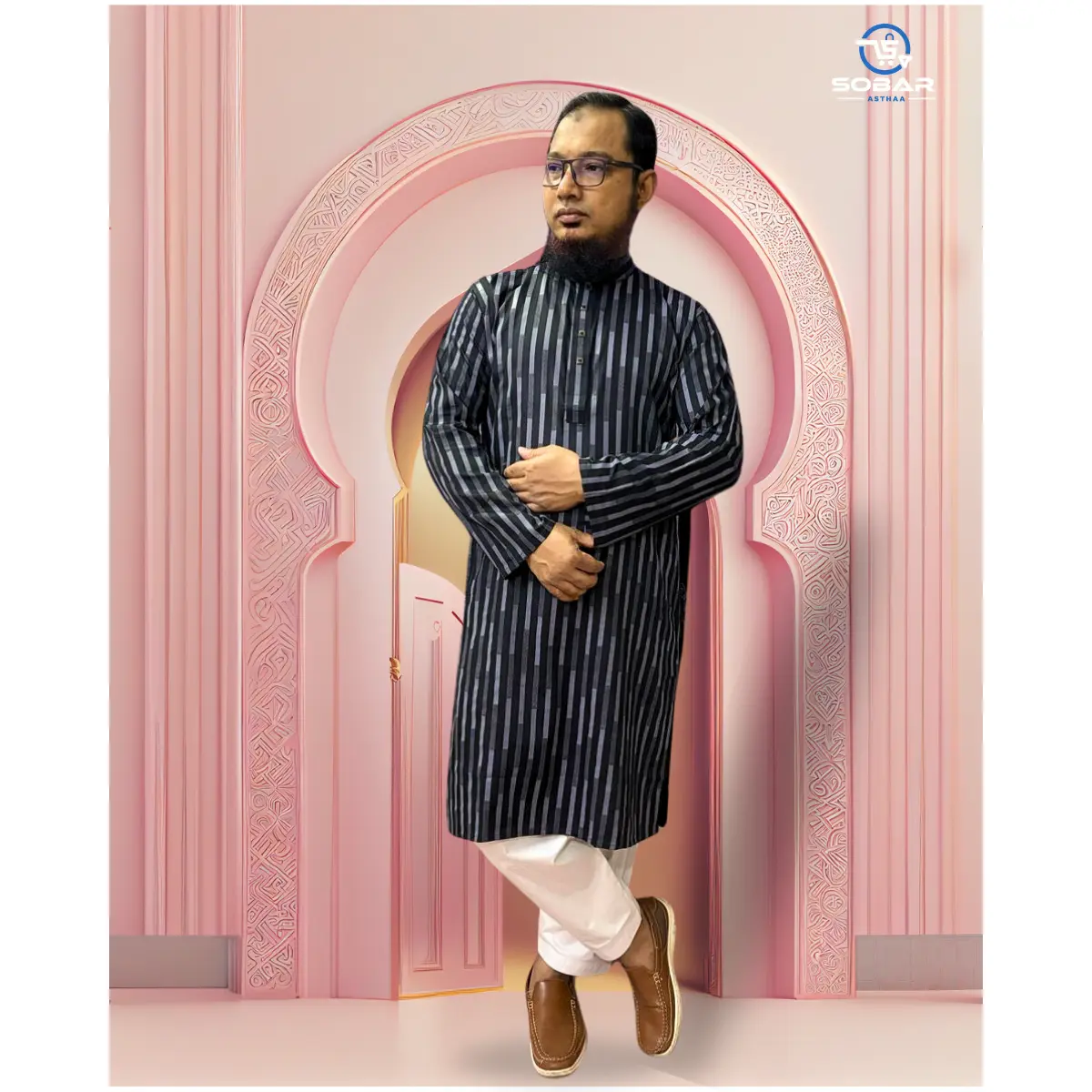 New Black Color Panjabi Collection - Image 3