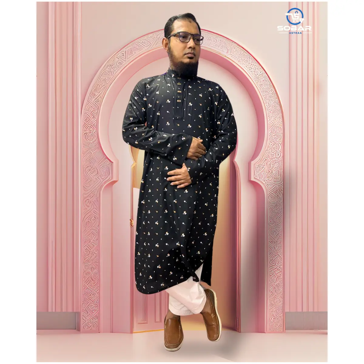 New Black Color Panjabi Collection - Image 4