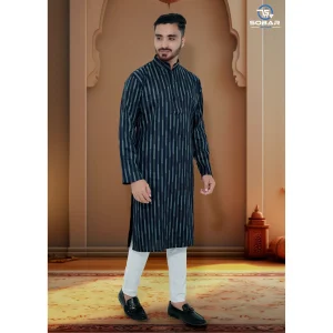 New Navy Blue Color Panjabi Collection